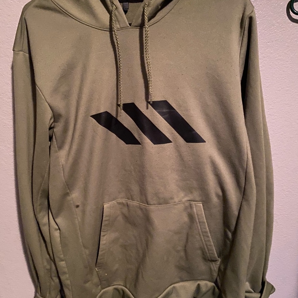 green adidas sports hoodie